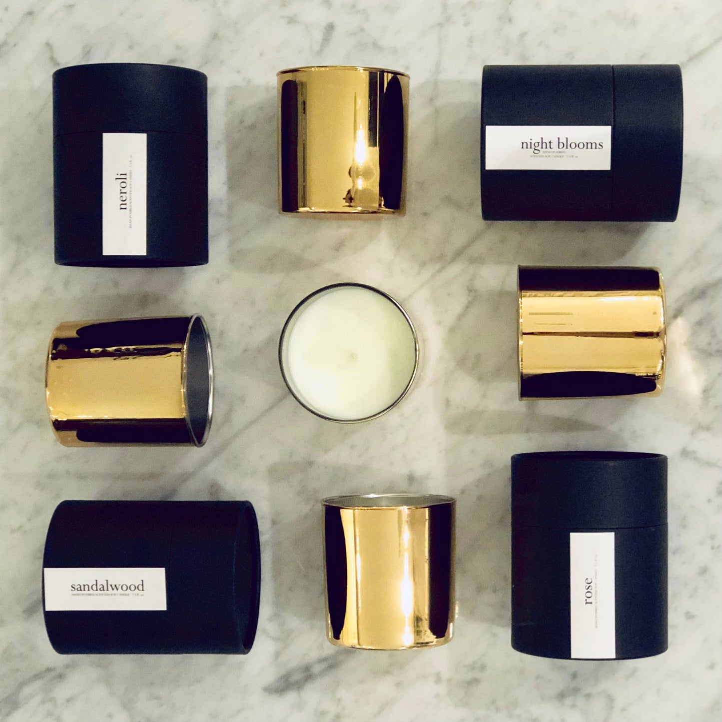 Luxury Scented Candles - Metallic Gold